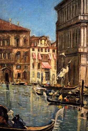 XXe siècle - Venise, Le Grand Canal - Lucia Ponga degli Ancillo (1887-1966)